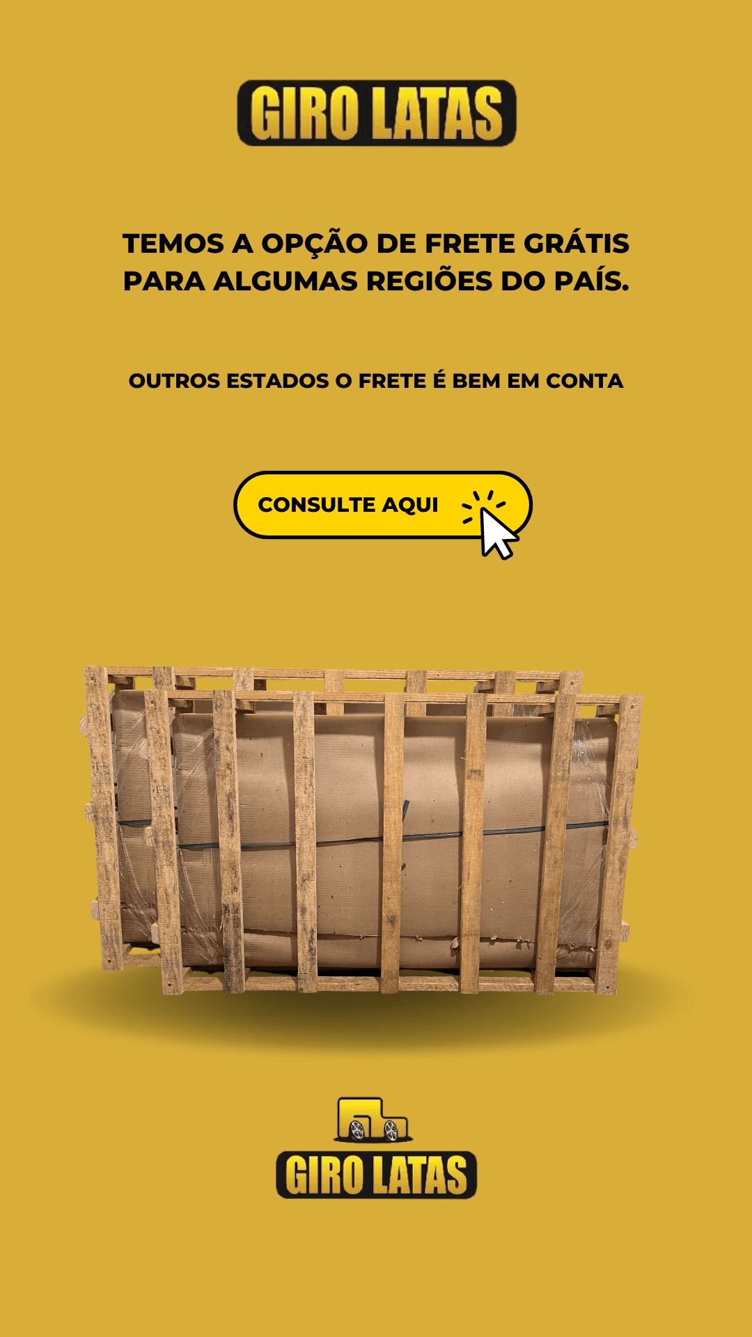 GIRO LATAS TEMOS A OPÇÃO DE FRETE GRÁTIS PARA ALGUMAS REGIÕES DO PAÍS. CONSULTE FRETE GRÁTIS EMBALAGEM EXCLUSIVA FRETE GRÁTIS CONSULTE FRETE TRAMPA TRASEIRA STRADA 2020 EM DIANTE